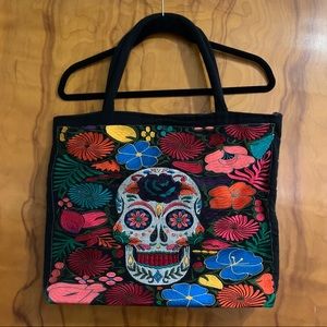 Sugar skull bag